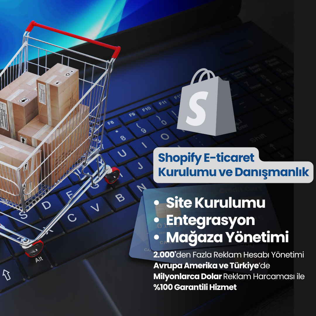 Satışa Optimize Edilmiş Shopify ile E-ticaret Kurulumu ve Danışmanlığı