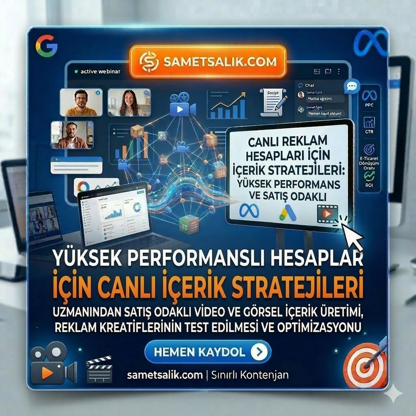 Satış Odaklı Video (Reels) Üretim Stratejileri (Ön Kayıt)